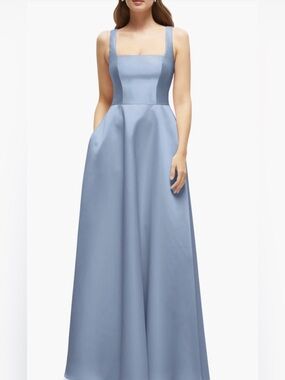 NEW Dessy Collection 3153 Sleeveless Satin Gown, Size 4
